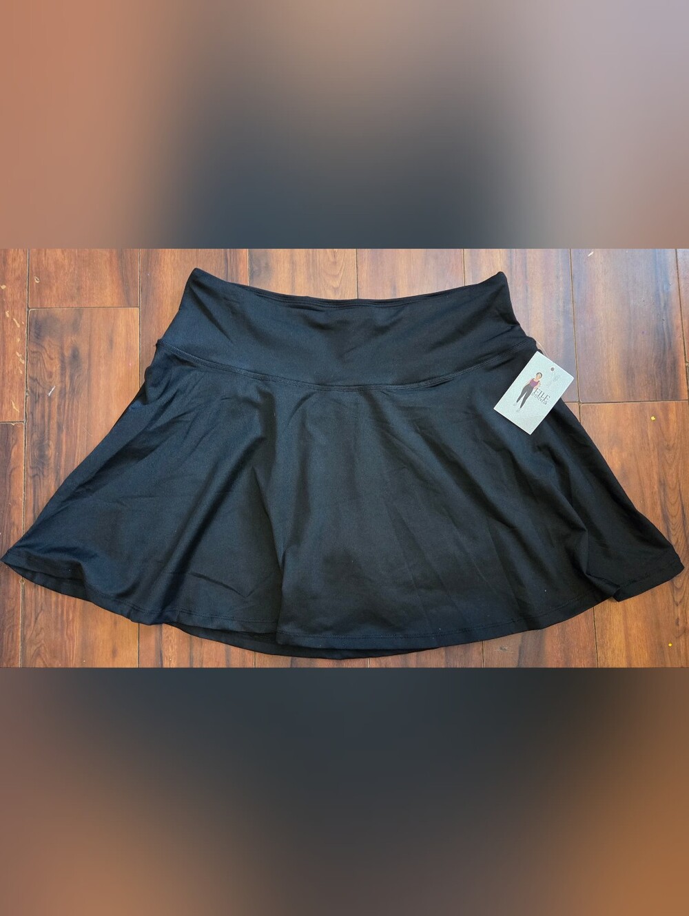 NWT Women’s Black Athletic Skort - Comfortable Active Skort Size LARGE